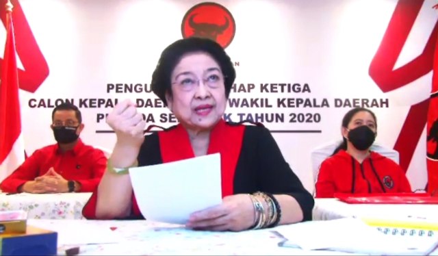 Megawati Minta Kader Tak Terlena di Masa Pandemi: Tantangan Ideologi Makin Berat