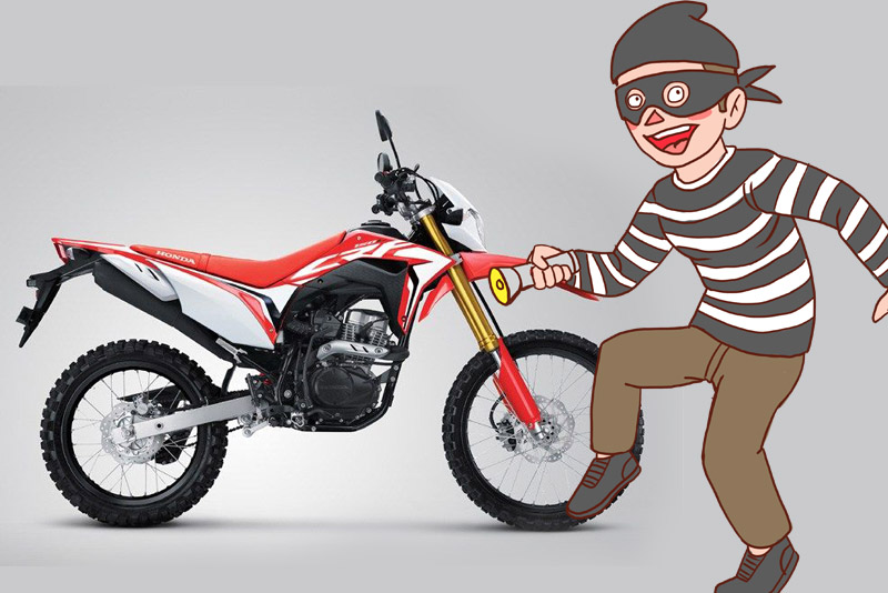 Marak Curanmor, Honda CRF Hilang di Teras Rumah